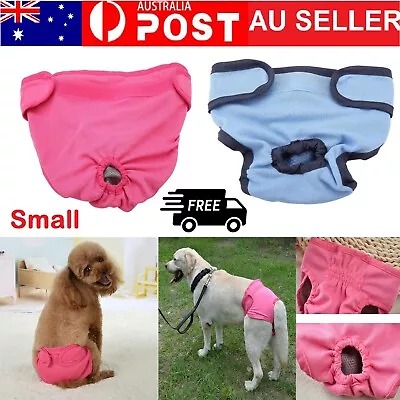 Female / Male Dog Puppy Nappy Diapers Belly Wrap Band Sanitary Pants Underpants • $11.49