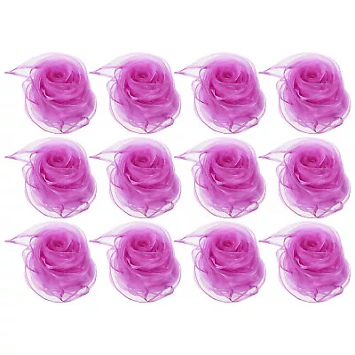 12Pcs Dance Scarves 24  X 24  Juggling Scarves For Magic Music Pink Purple • $16.61