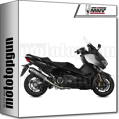 Rc Full System Exhaust Steel Black C Speed Edge Mivv Yamaha T-max Tmax 530 17/19 • $665