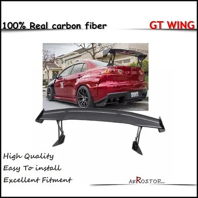 Carbon Fiber Vrs Gt Wing Rear Spoiler 1600mm For Evo 10 X • $869