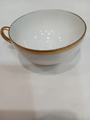 Antique A. Lanternier Limoges France Demitasse Cup With Gold Trim Pre Owned  • $25