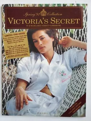 1992 Spring Victoria's Secret Catalog Annette Roque Stephanie Seymour NO LABEL • $129.99