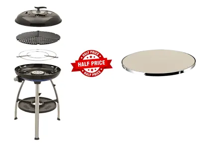 Cadac Carri Chef 50 Dome Combo Gas BBQ With HALF PRICE PIZZA STONE • £214