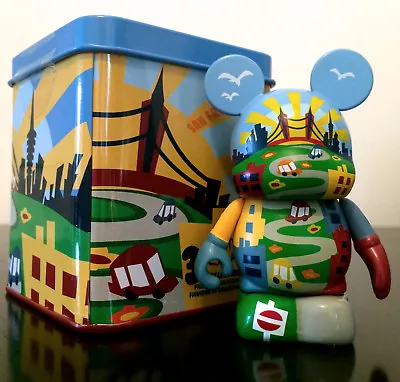 Disney Vinylmation 3  Tin City Series San Francisco Lombard Street Toy Figure • $54.99