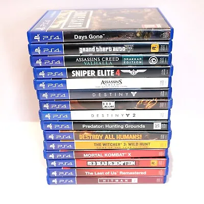Playstation 4 PS4 Games - Choose A Game Or Bundle Up - Bargain Save - Free P&P • £11.05