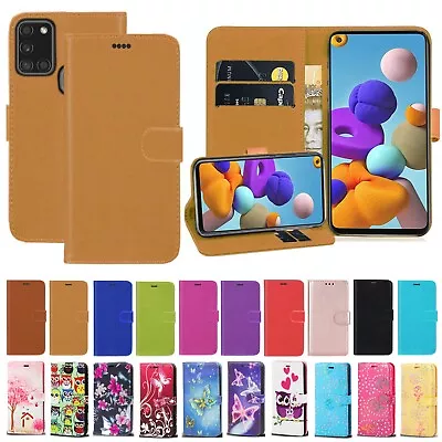 £2.99 • Buy For Samsung Galaxy A21s A31 A21 A41 A20s PU Leather Flip Wallet Stand Case Cover