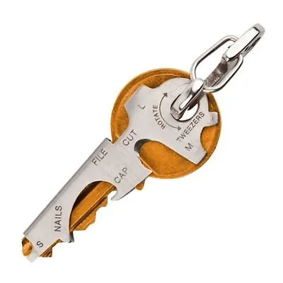 Tool Keychain Keyring Multi-Function Multi Function Tool Multipurpose Key 8in1 • $10.99