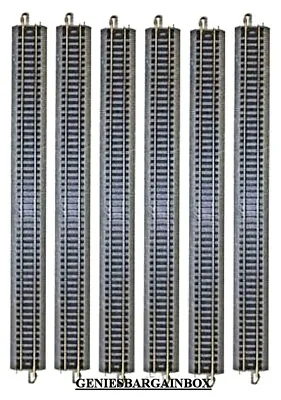 $21.47 • Buy 6 Pieces N Scale 10  Nickel Silver Straight E-Z Track Bachmann New 44815