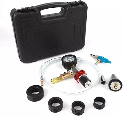 Coolant Vacuum Refill Tool Kit Cooling System Vacuum Purge Cone Plug Universal A • $40