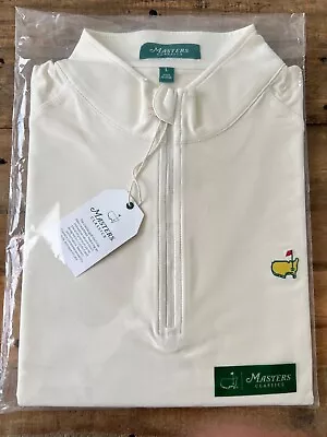 2024 Masters Quarter 1/4 Zip Pullover Men's Large NEW - Augusta National Golf • $170