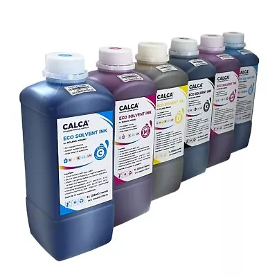 US Stock 6 Bottles Compatible Mimaki ECO Solvent Ink C M Y K LC LM - 1L/Color • $178.99