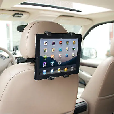 Universal In Car Headrest Back Seat Holder Mount For IPad 1 2 3 4 Air Pro Tablet • £6.99