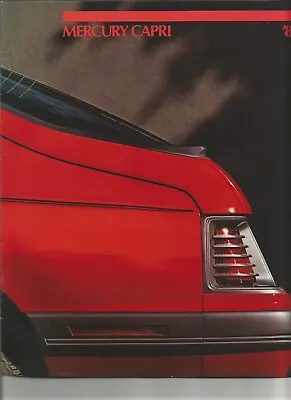 Original 1985 Mercury Capri GS And Capri RS Dealer Sales Brochure   • $5.49