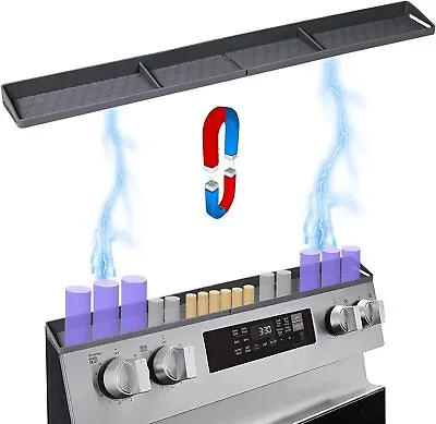 Stove Top Shelf 30inch Magnetic Spice Rack Over Stove Shelf Magnetic Shelf For • £8.26