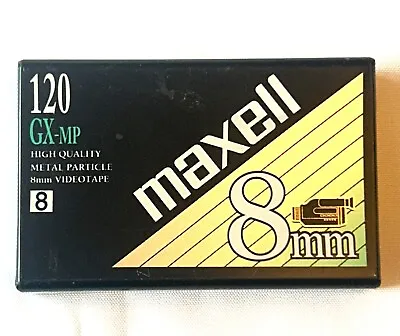 Maxell 8mm GX-MP Hi8 High Quality 120 Min Camcorder Video Cassette Tape Sealed • $10.99