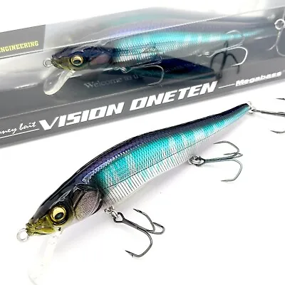 Megabass Vision Oneten 110 Jerkbait: M Blue Back Oikawa • $24.95