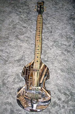 £25 • Buy Guitar Driftwood (Paul McCartney Left Handed Hofna Violin Bass Model Guitar)