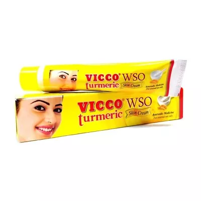 3 X Vicco Turmeric Wso Skin Cream 90 Gm ( 3 X 30 Gm ) Free Shipping • $12.21