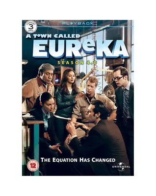 A Town Called Eureka Complete Season 4 (3 X DVDs 2011) NEW SEALED PAL Region 2 • £10.99