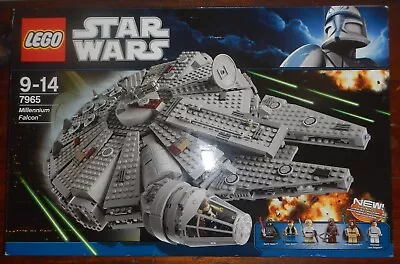 LEGO 7965 Star Wars Milennium Falcon Halc � N Falcon Han Solo Darth Vader Leia • $555.17