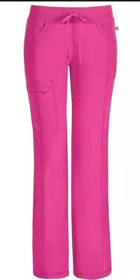 Scrubs Cherokee Size Large Tall Drawstring Pant 1123AT CPPS Carmine Pink NWT • $10