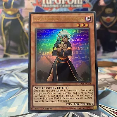 Yu-Gi-Oh! TCG - Gravekeeper's Nobleman - MP14-EN212 - Ultra Rare - 1st Edition • $13.95