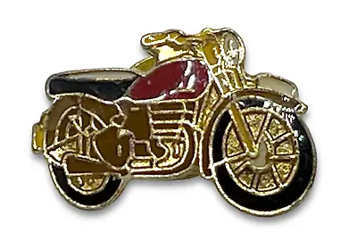 Vintage MOTORCYCLE Bike Enamel 1  Pin Back Lapel Pin / Tie Tack • $5.99