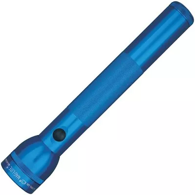 Mag-Lite Flashlight 3D Blue Aluminum Resists Water / Impact 12.5  Made In USA • $34.89