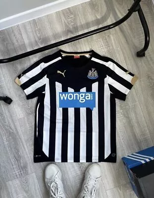 Puma Newcastle United 2014-15 Home Kit Jersey Size S • £38.02