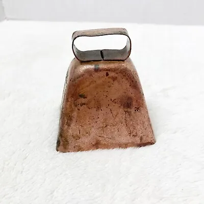 $18 • Buy Vintage Copper Cow Bell 3” Tall