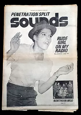 SOUNDS 20th OCT 1979 MADNESS SELECTOR PENETRATION JIMMY PURSEY WHITESNAKE • £10.95