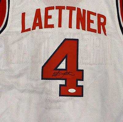 Team USA Christian Laettner Autographed Signed White Jersey JSA #WIT755633 • $99