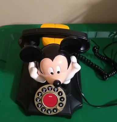 Vintage Mickey Mouse Telephone Telemania Disney Works Segan Product • $20