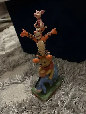 Disney Traditions Built By Friendship Eeyore Pooh Tigger Piglet Figurine 4055413 • £50
