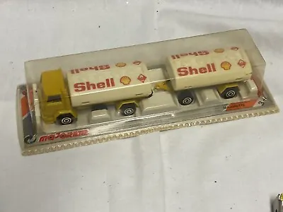 Majorette #327 Shell Gasoline Ford Tanker Truck And Trailer • $25