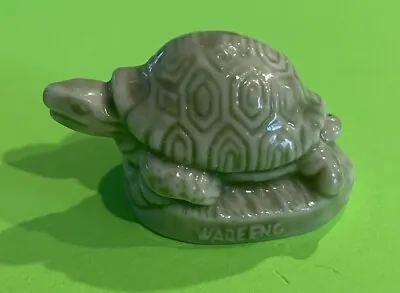 Wade England Green Turtle Tortoise Figurine Ceramic Whimsies Miniature Vintage • £13.02