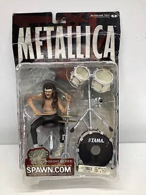 McFarlane Toys Metallica Harvesters Of Sorrow Lars Ulrich Action Figure 2001 NIB • $49.99