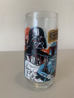 Vintage - The Empire Strikes Back-Burger King Glass 1980-Darth Vader/l Boba Fett • $14