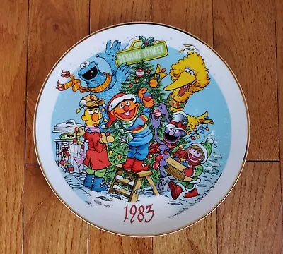 1983 Sesame Street Muppets Christmas Collectors Plate Limited Edition By Gorham • $24.99