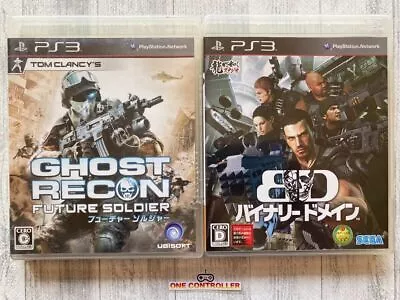 SONY PlayStation 3  PS3 Ghost Recon Future Soldier & Binary Domain From Japan • $21.79