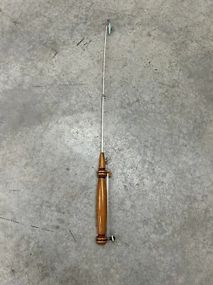 Vintage Ice Fishing Rod Wood Jiggler   Jigging 28”Wooden • $39