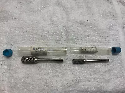 Cushman Products Carbide Bur Machinists Tooling (2pc) 1/2x1 3/8x3/4 USA • $20