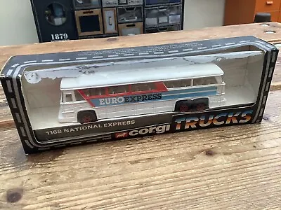 Corgi Diecast Toy Trucks 1168 Greyhound Euro Express National Coach Bus MIB 1984 • £9.99