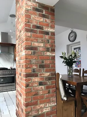 Knightsbridge Multi Brick Slip BrickTile BrickCladding WallCladding SAMPLE • £0.99