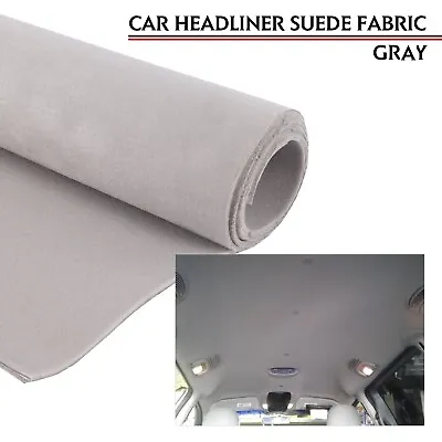 $53.19 • Buy Suede Headliner Fabric Gray Upholstery Foam Backed Replacement For Oldsmobile
