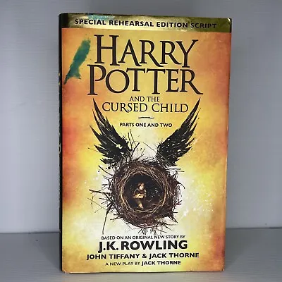 Harry Potter & The Cursed Child Parts 1 & 2 Special Rehearsal Edition Hardcover • $18