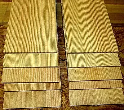 Ten(10) Pieces Kiln Dried Sanded Thin Quartersawn Douglas Fir 12  X 3  X 1/4  • $37.95