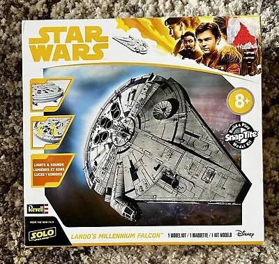 New Revell Star Wars Lando's Millennium Falcon Snap-Tite Model Kit 85-1678 • $16.99