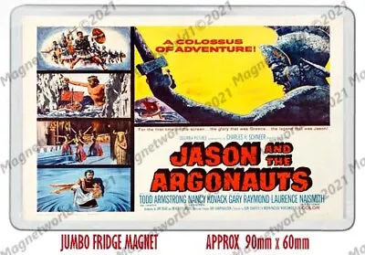 Jason And The Argonauts  -1963 -movie Poster New Jumbo Fridge Magnet Or Keyring  • £2.99