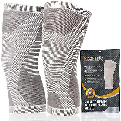 MagnetRX® Magnetic Therapy Knee Compression Sleeve - (2-Pack) Knee Support • $34.95